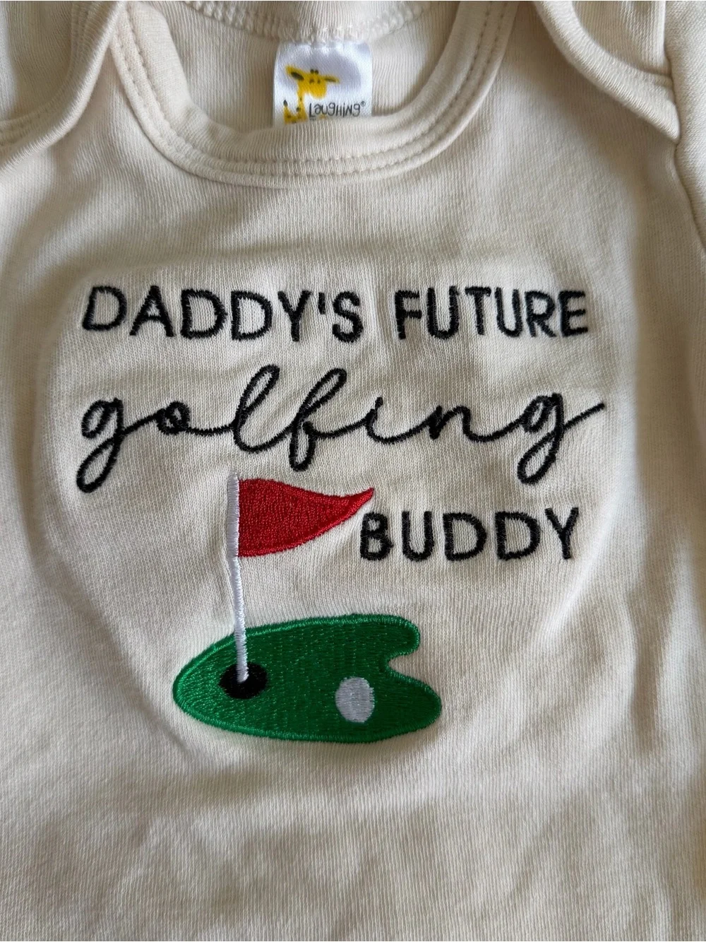 Daddy's Future Golfing Buddy Onesie 0-3M